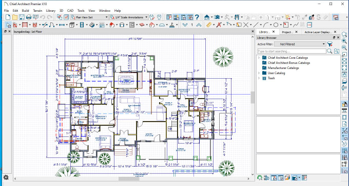 Draw floor plan 3d construction plan in chief architect by Valentine