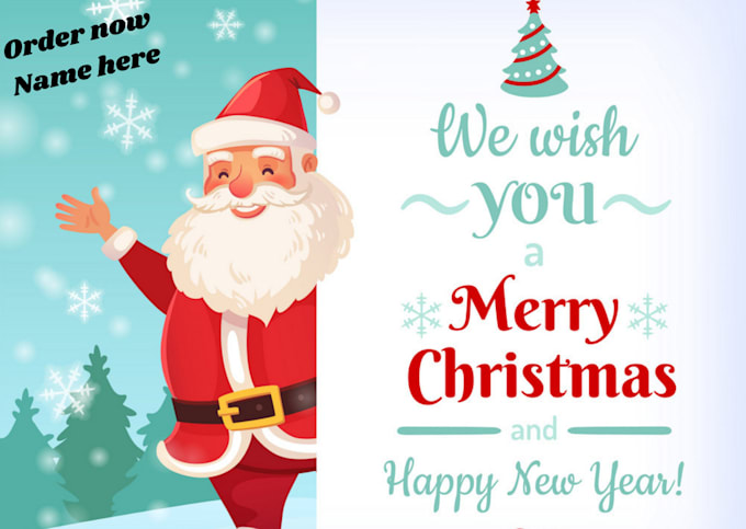 design digital christmas card and greeting cards