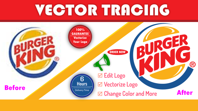 convert to vector jpg, psd,png,gif to ai,eps,svg in 5 hours