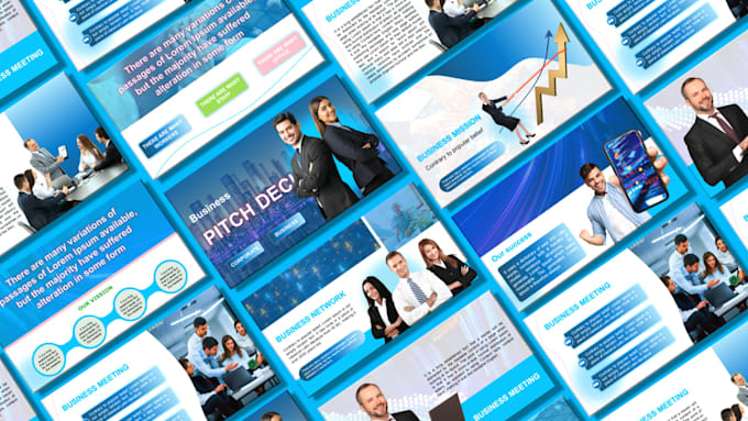 design a powerpoint pitch deck