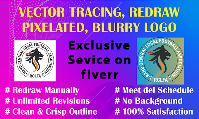 vectorize redraw a logo and vector tracing from sketch