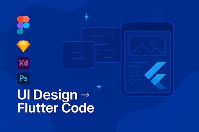 convert adobe xd or figma UI designs to a flutter app