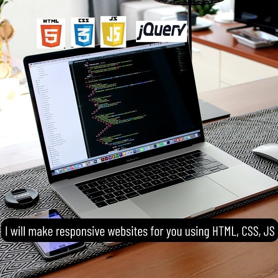Design stunning websites using html, css and javascript by Arslin123 ...