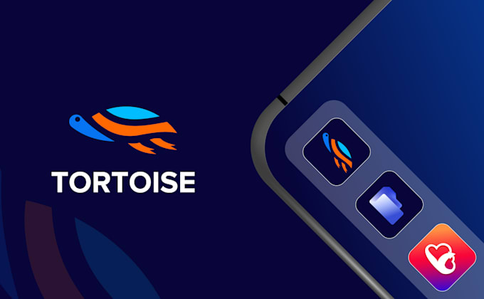 create a modern app logo or icon with splash screen design