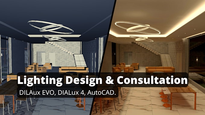do internal external lighting design using dialux evo