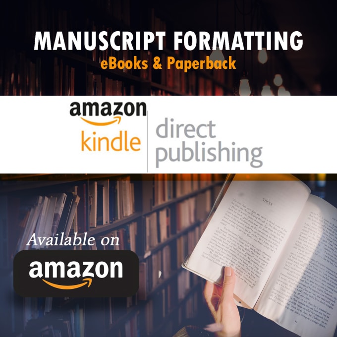 Format and publish your book for amazon kdp or paperback by Anim8tehub