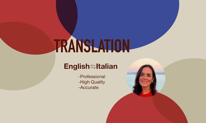 Tradurre dall'inglese all'italiano e dall'italiano all'inglese
