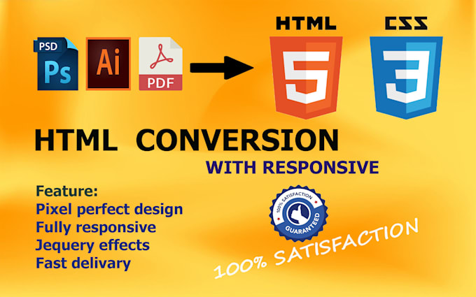 be your web designer, front end developer