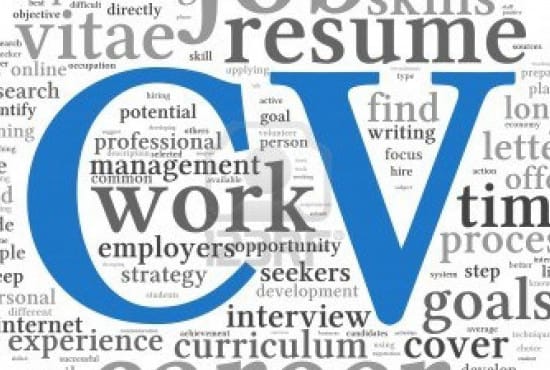 do professionally cv, resume writing and cover letter
