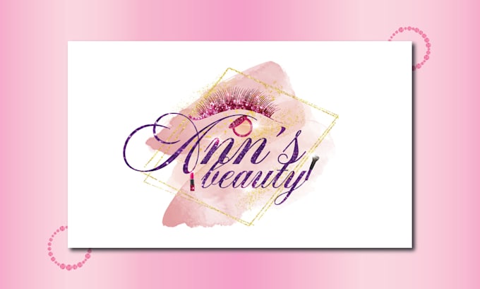 design feminine watercolor and spa logo