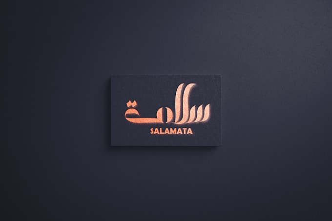 do 2 arabic and english calligraphy logo for you with free source file