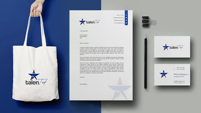 do brand logo design with guideline