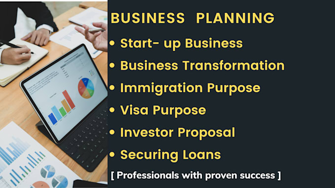 create outstanding business proposal and plan