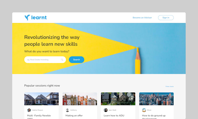 create modern and trending UX UI website designs in figma