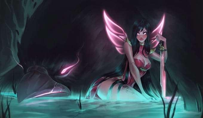 draw a professional concept art or illustration for you