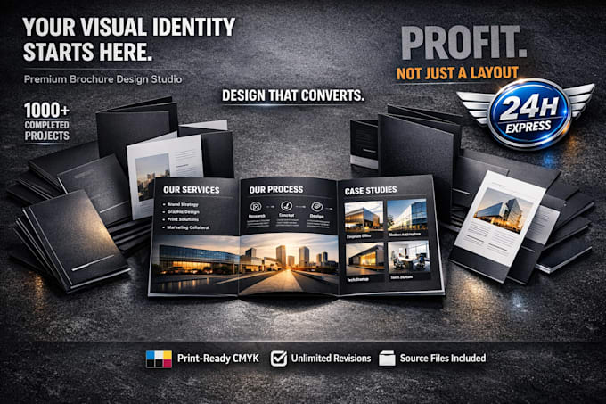 be your expert bifold and trifold brochure designer