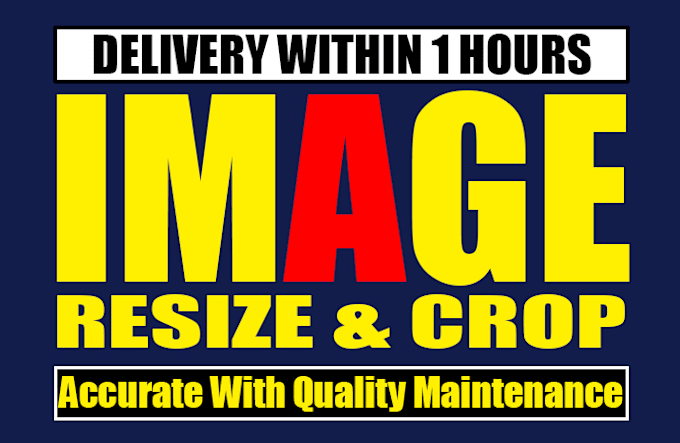 do photo resizing, rename, image resize and crop pictures