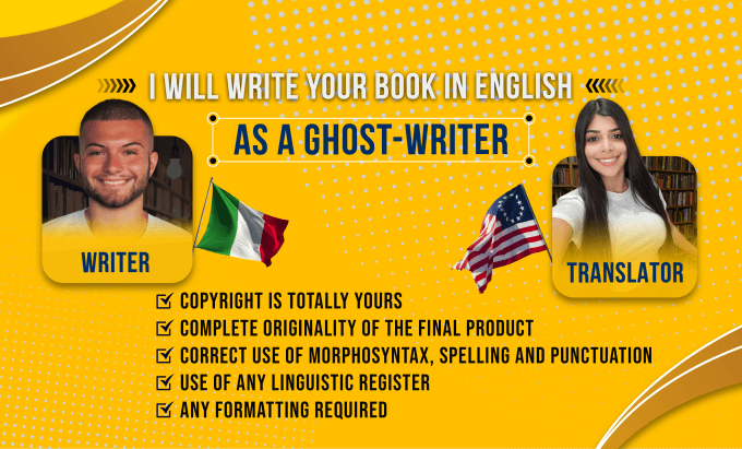 I will be your english ebook ghostwriter for romance, nonfiction, or other genres