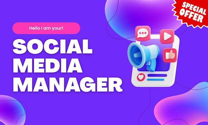 be your social media manager and content creator