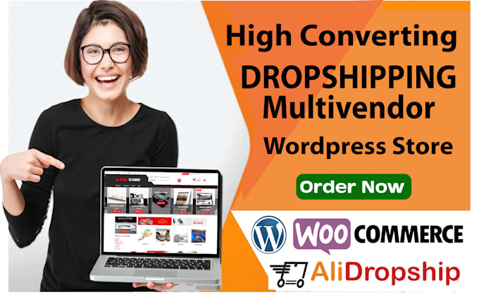 build aliexpress alidropship woocommerce dropshipping website