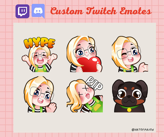create custom twitch or discord emotes