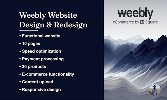 do weebly website design or weebly website redesign
