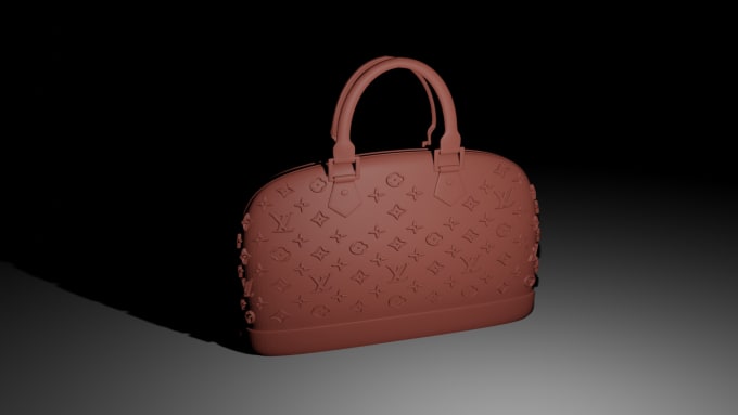 Louis Vuitton bag 3D model 3D printable
