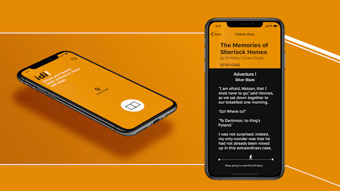 design beautiful mobile app UI mockup