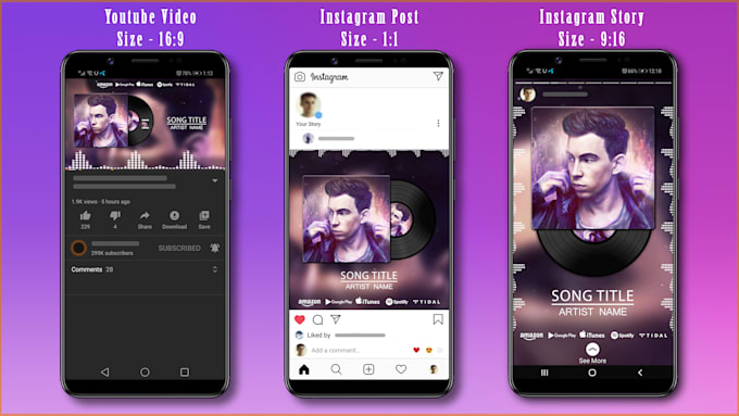create audio spectrum or music visualizer for your song
