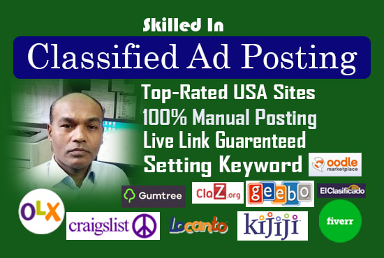 post your ads in USA top rated classified ad posting sites manually