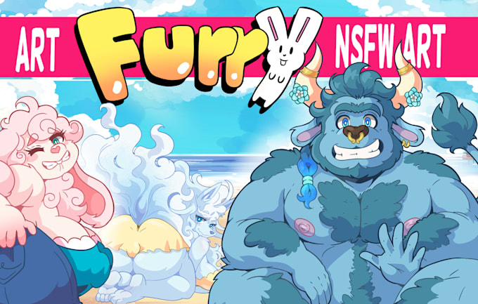 draw furry art, fursona and anthro characters in sfw or nsfw