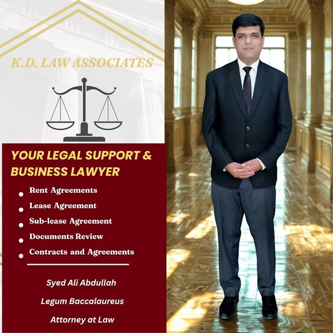 draft and review rent lease and sublease agreements and contracts