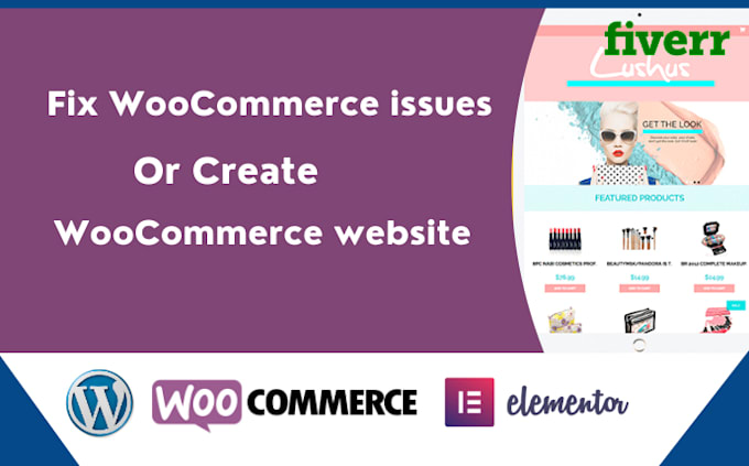 do fix woocommerce issues or create full website