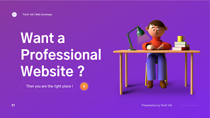 Create html css javascript custom professional website by Parthteli ...