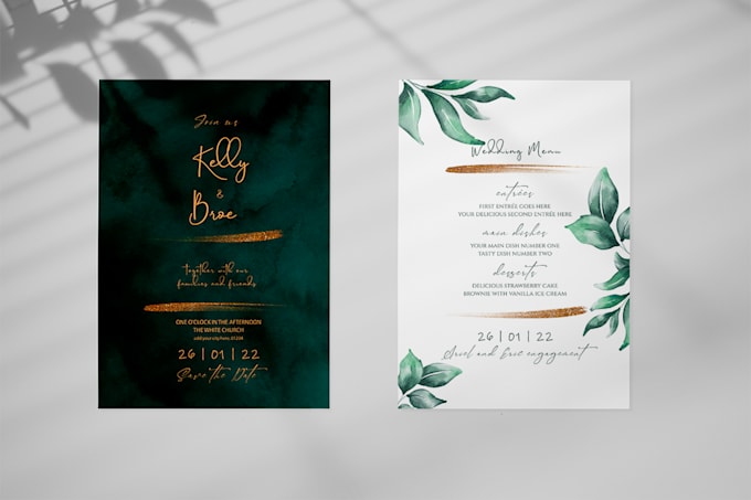 design greeting card, invitation card or postcard
