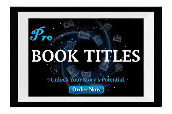 create magnetic book title or novel title