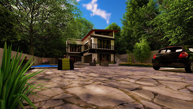 design, 3d modeling, and rendering   your house