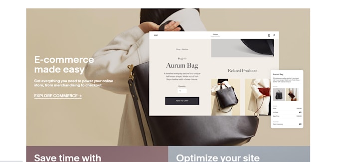 design your stunning squarespace ecommerce website