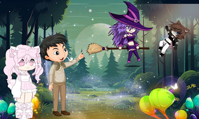 make gacha life and 2d animated videos for kids