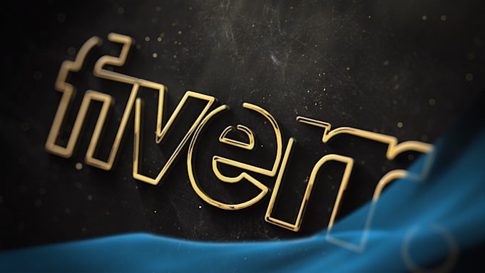custom luxury logo animation intro video