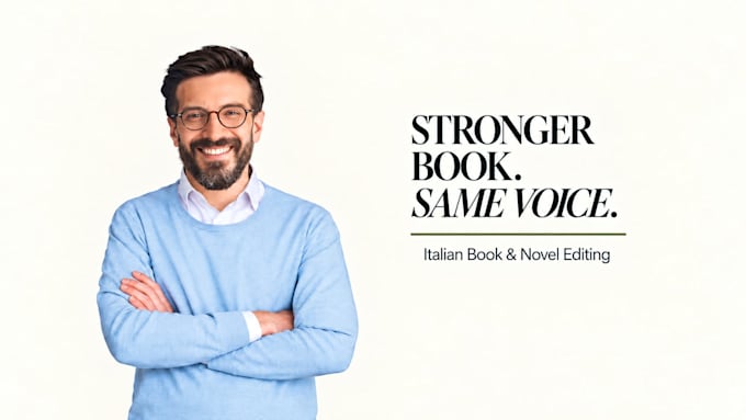 edit and proofread your italian book or novel