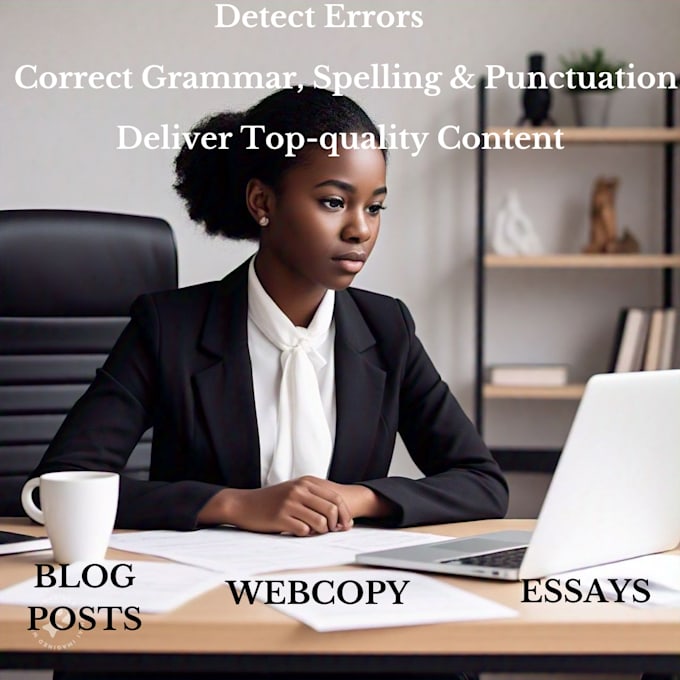 meticulously proofread your webcopy and blog articles