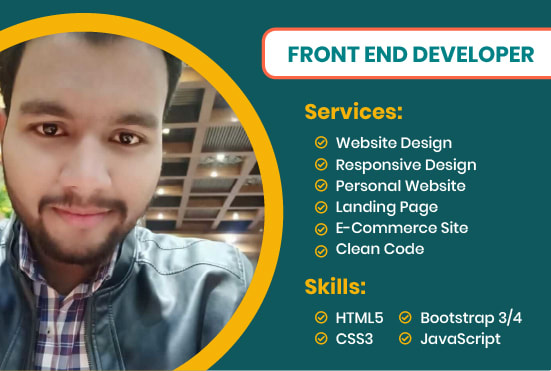 be your frontend website developer