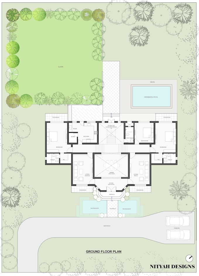 do professional architectural plans and conceptual layout