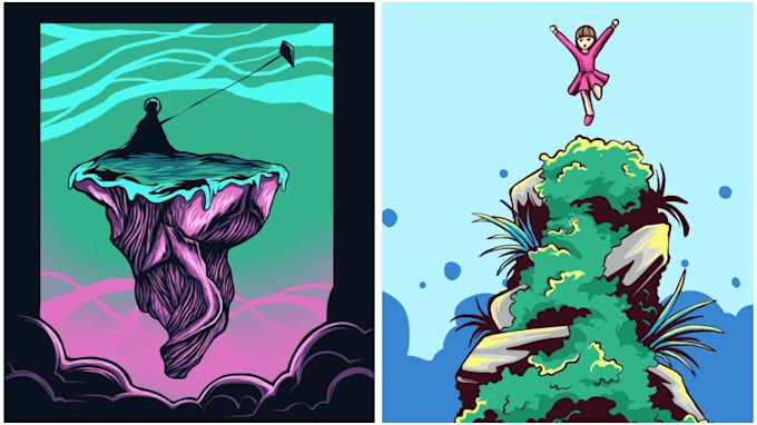 do custom t shirt illustration