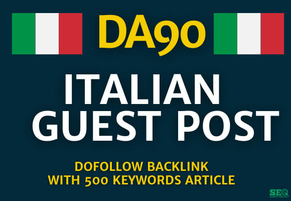 post a contextual italian guest post backlink with dofollow high da