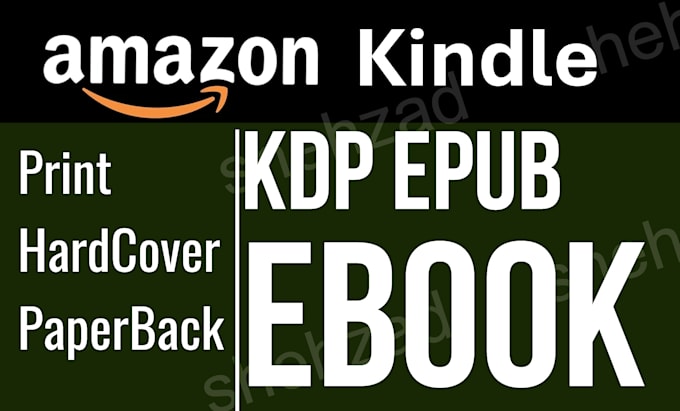 do amazon KDP book formatting paperback and kindle ebook formatting