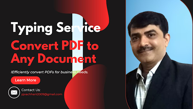 do convert gujarati PDF to word document