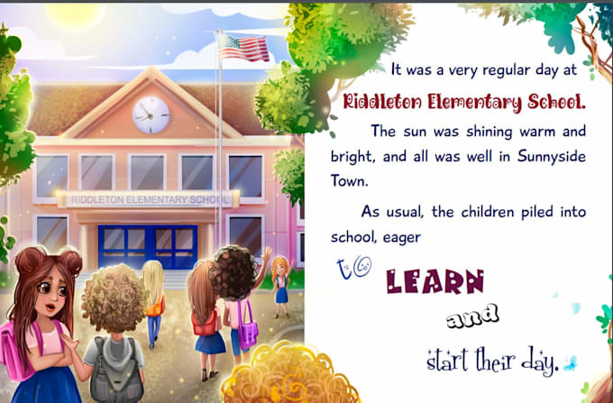 do children book typesetting, book formatting and children book layout design