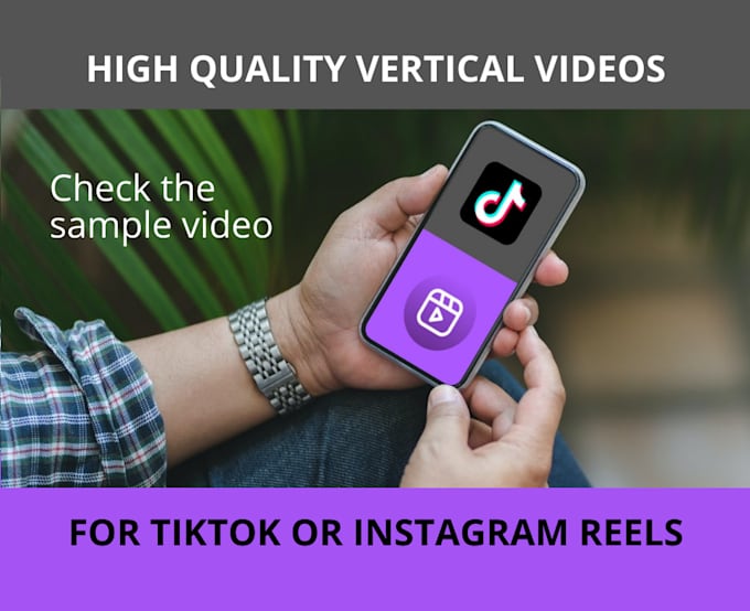 make vertical tiktok, ig reel video editing with subtitles